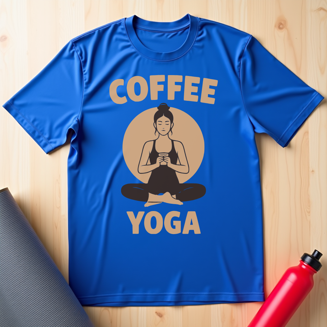 Coffee Yoga Unisex Tee