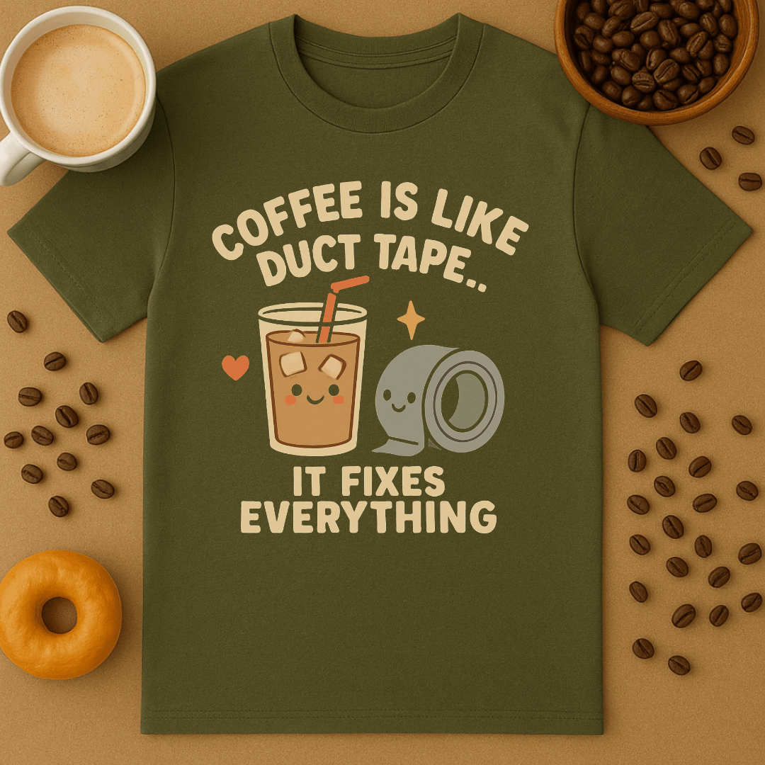 Duct Tape Coffee Shirt