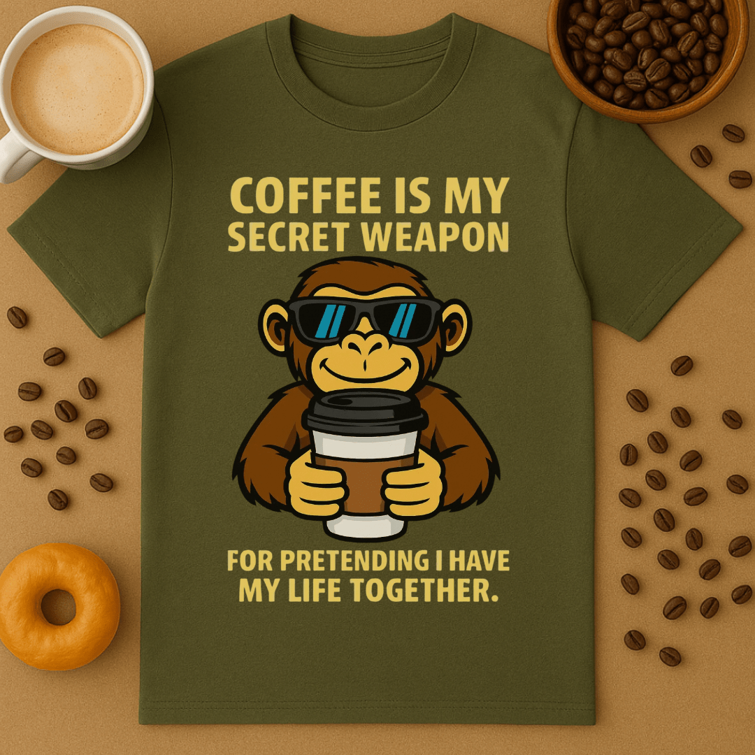 Secret Weapon Coffee Shirt