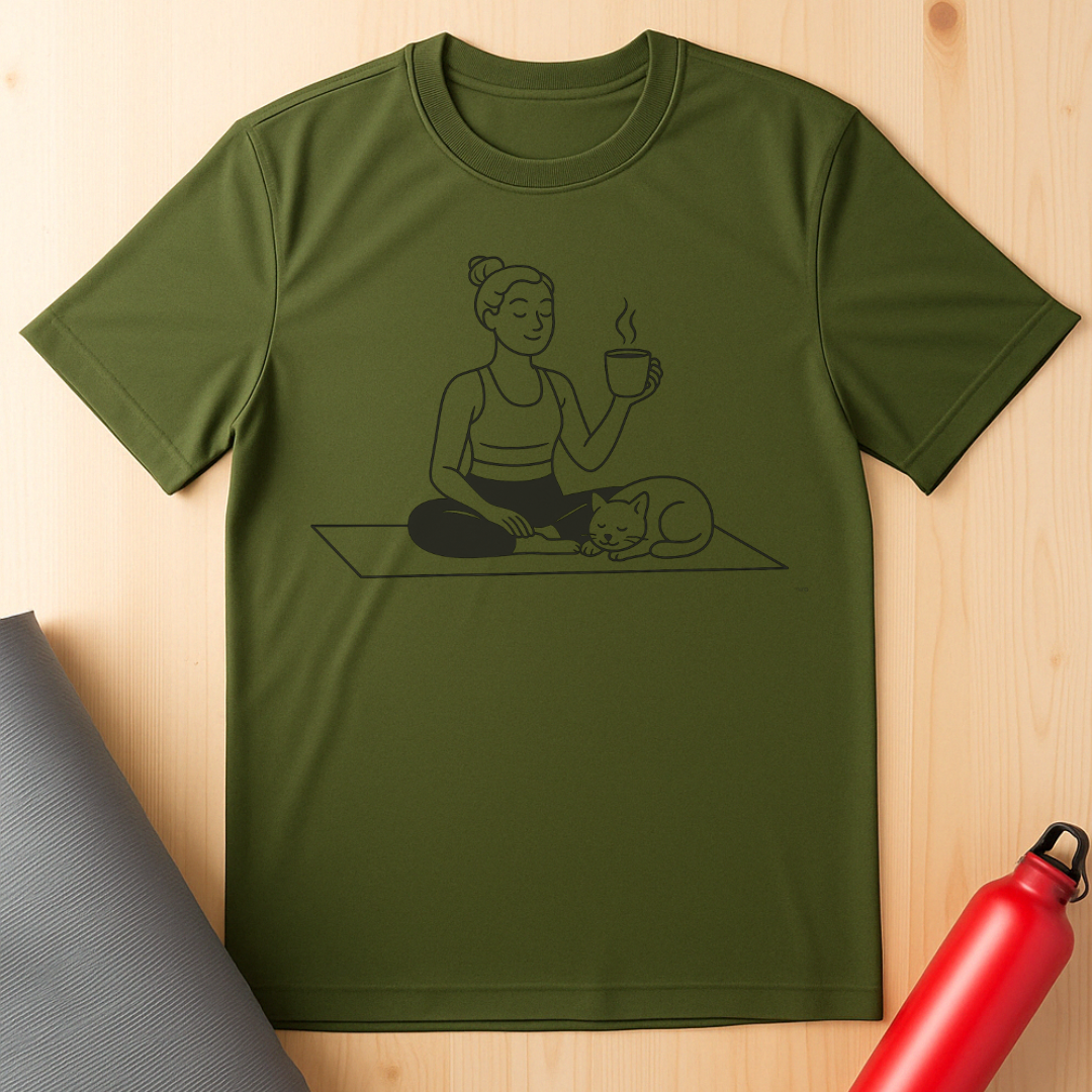 Yoga Pose Cat Tee