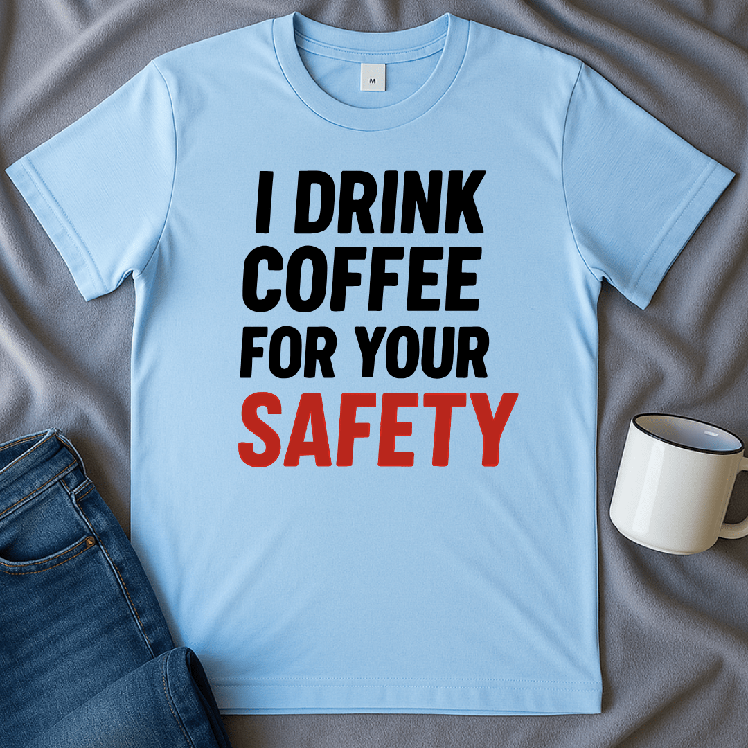 I Drink Coffee For Your Safety Tee