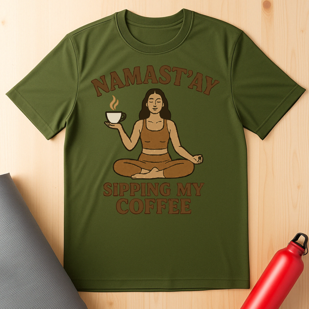 Peace Begins With Coffee Tee