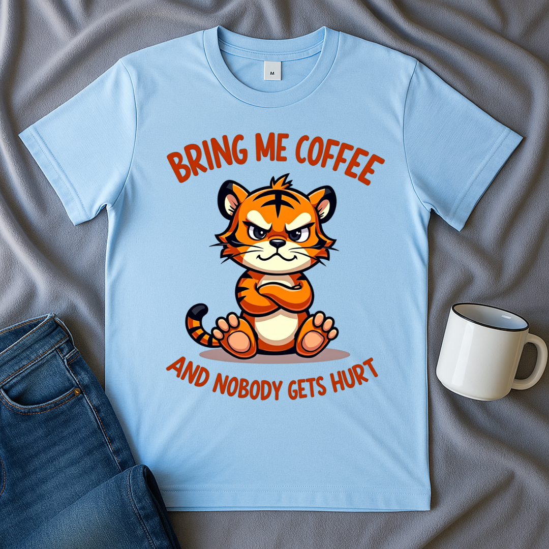 Bring Me Coffee, And Nobody Gets Hurt Tiger T-shirt