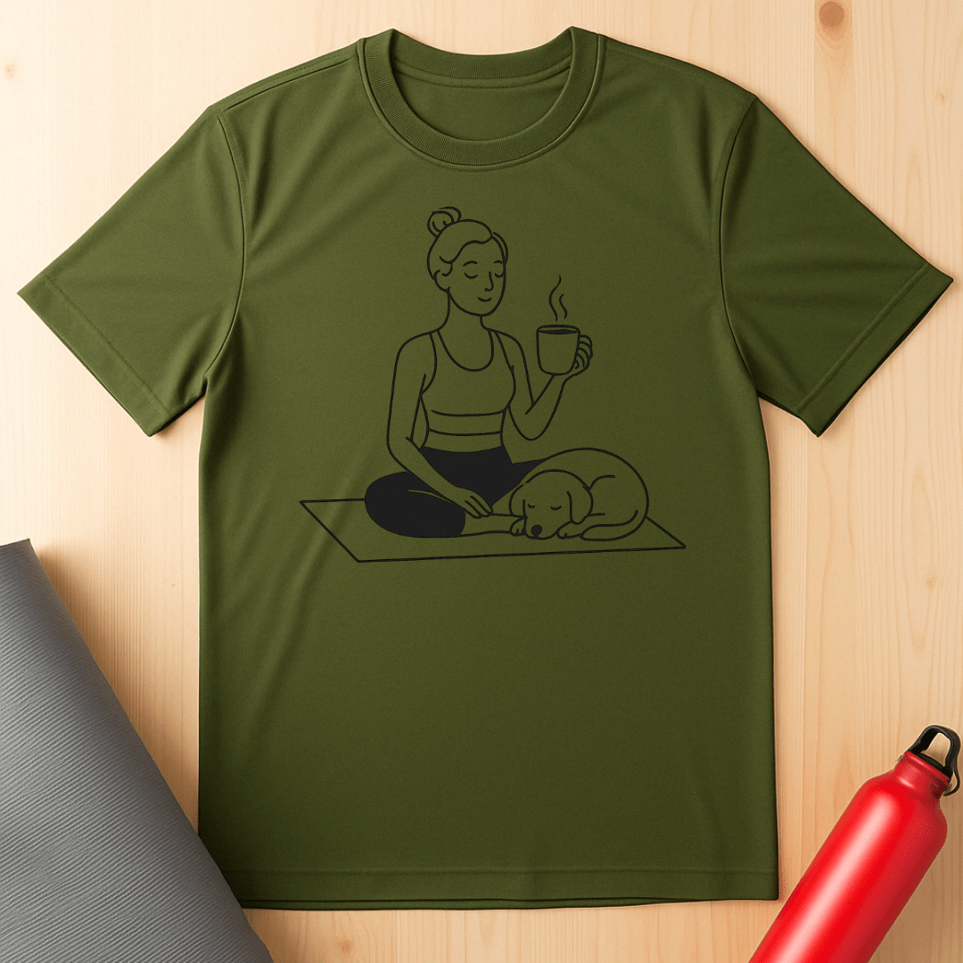 Coffee Yoga Tee