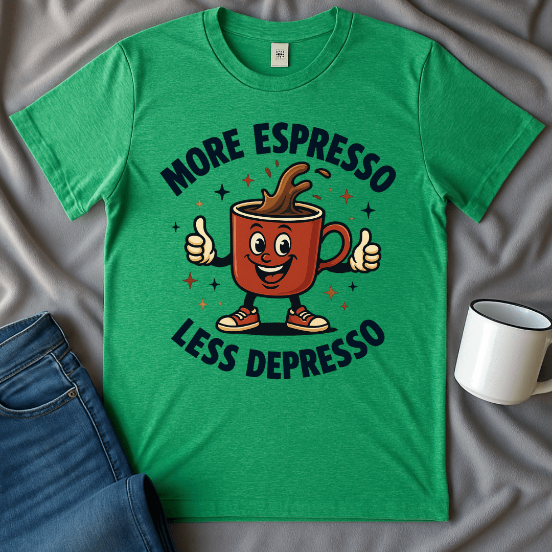 More Espresso Less Depresso Tee