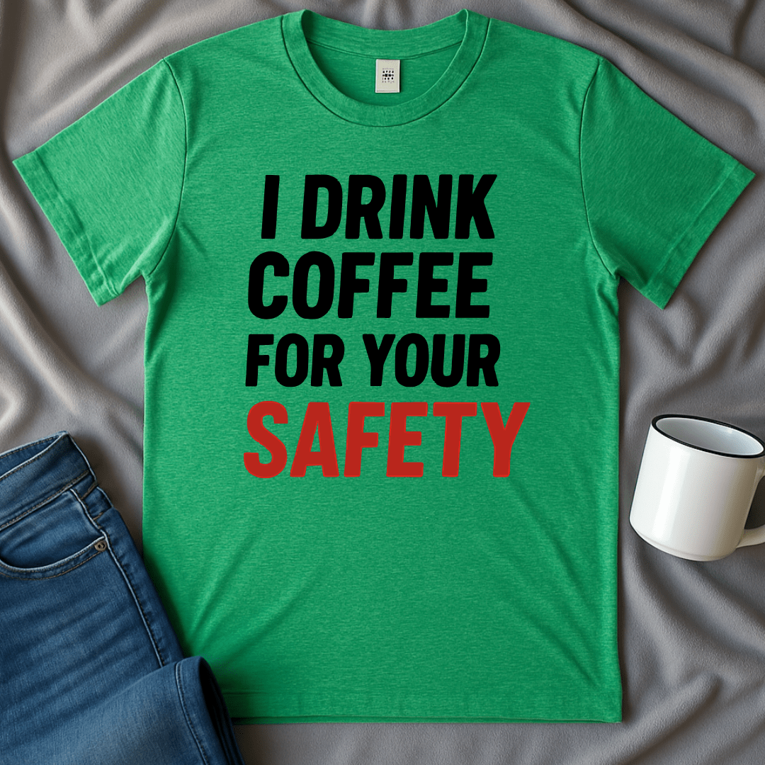 I Drink Coffee For Your Safety Tee