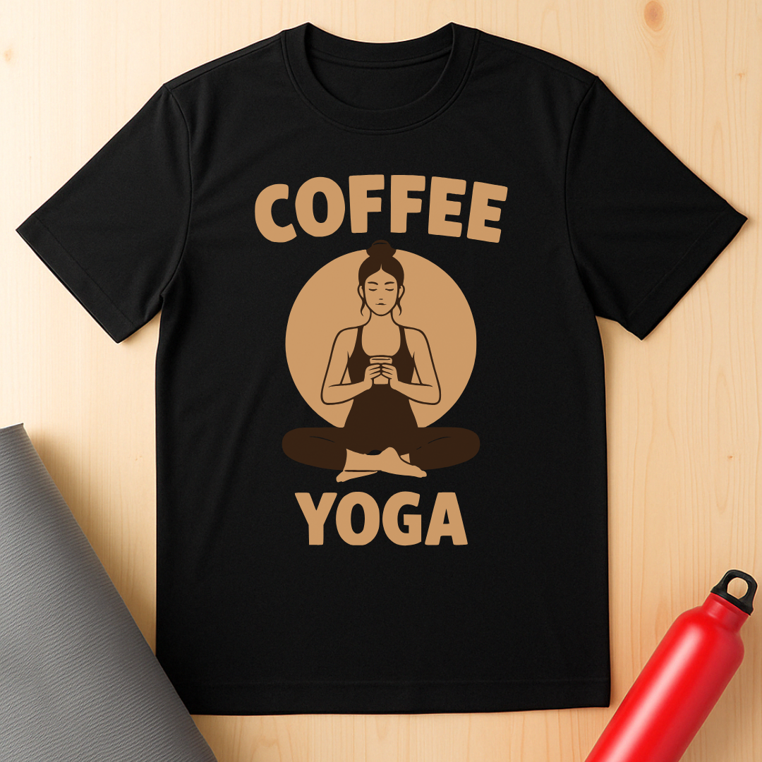 Coffee Yoga Unisex Tee