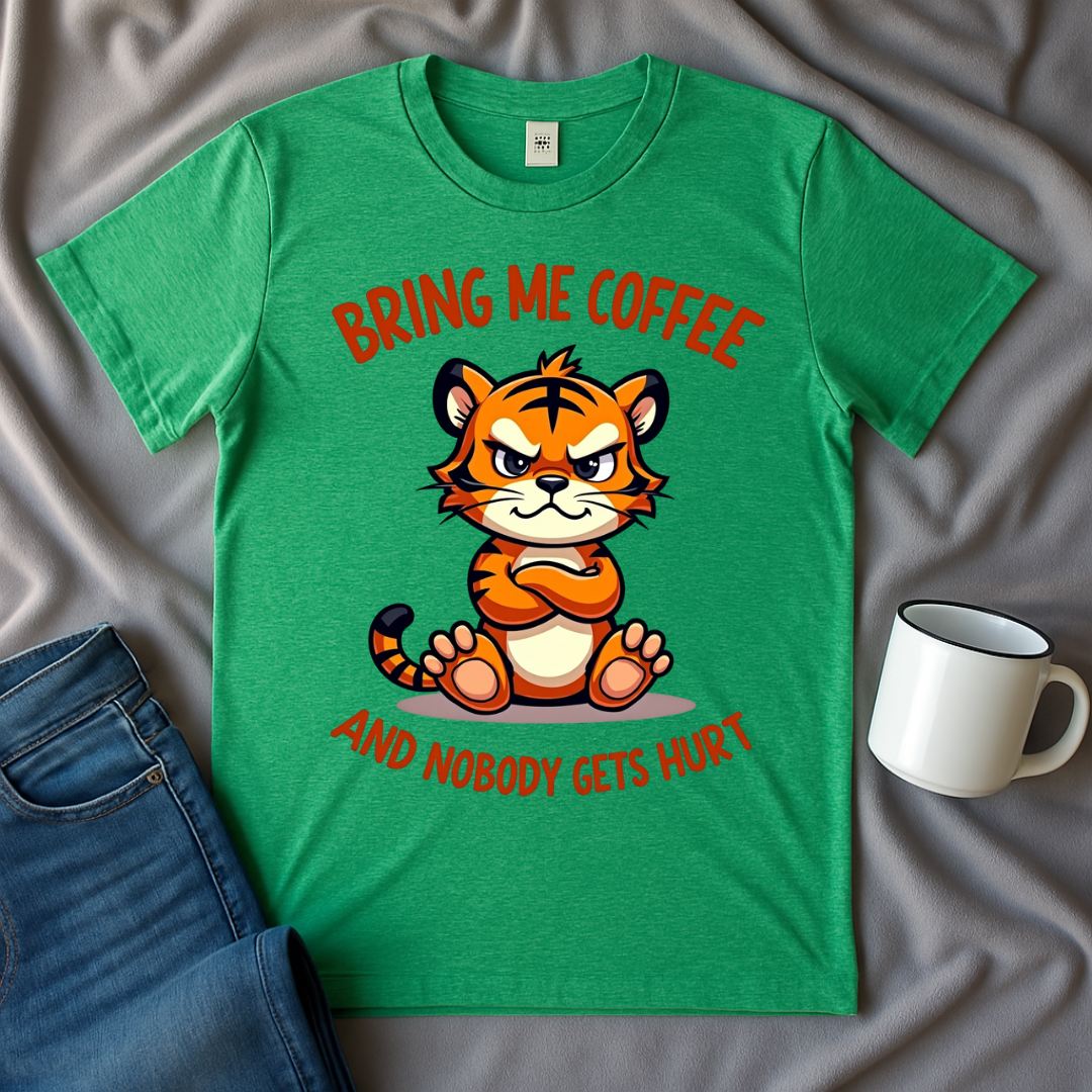 Bring Me Coffee, And Nobody Gets Hurt Tiger T-shirt