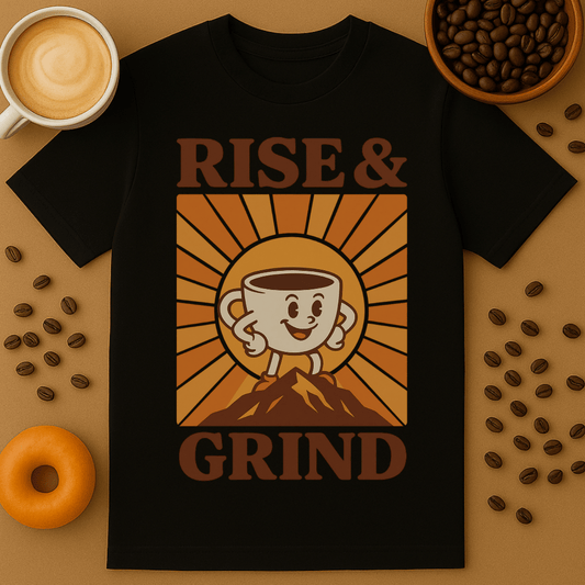 Rise & Grind Mountain Tee