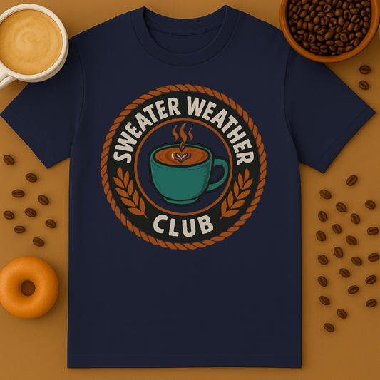 Sweater Weather Club Coffee Shirt