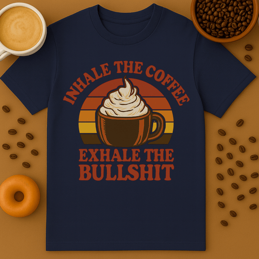 Inhale The Coffee Graphic Tee