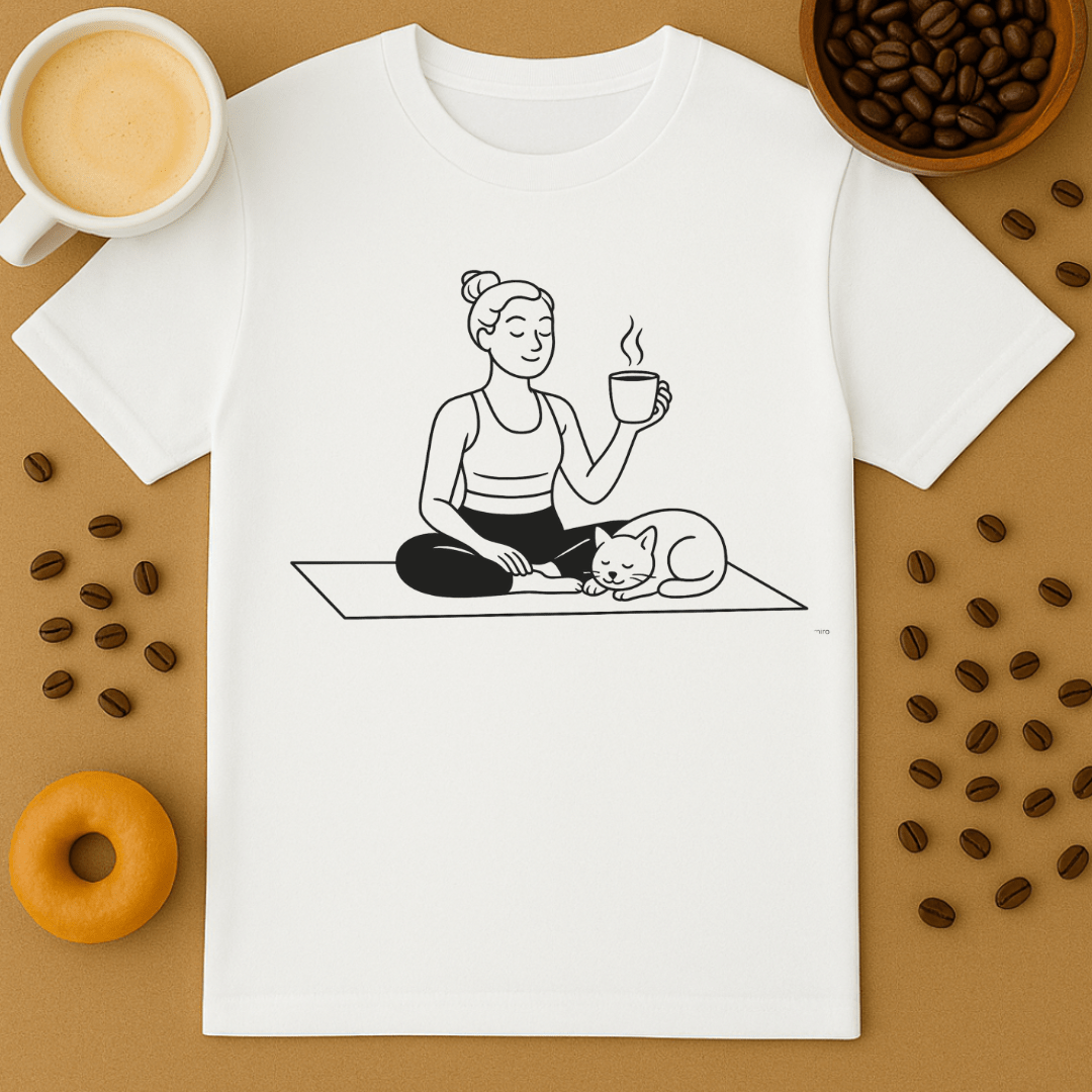 Yoga Pose Cat Tee