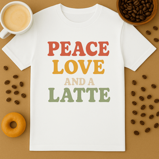 Peace, Love & A Latte Tee