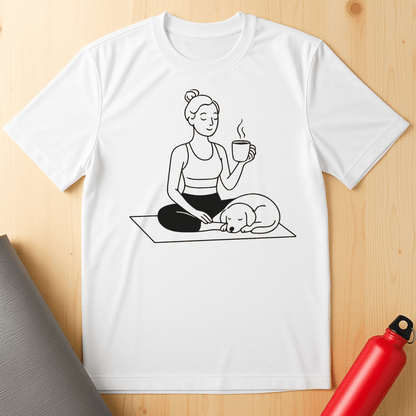 Coffee Yoga Tee