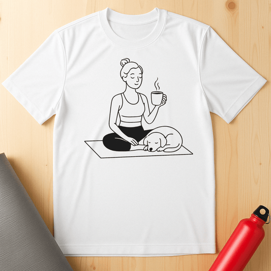Coffee Yoga Tee