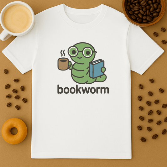 Bookworm Coffee Tee