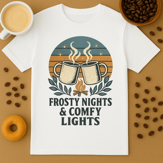 Frosty Nights & Comfy Lights T-shirt