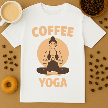 Coffee Yoga Unisex Tee