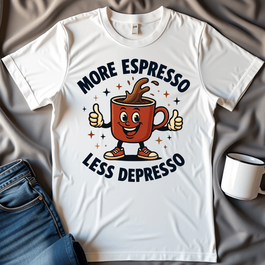 More Espresso Less Depresso Tee