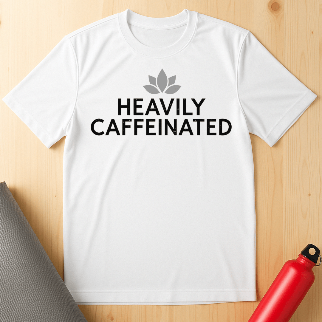 Heavily Caffeinated Yoga Tee