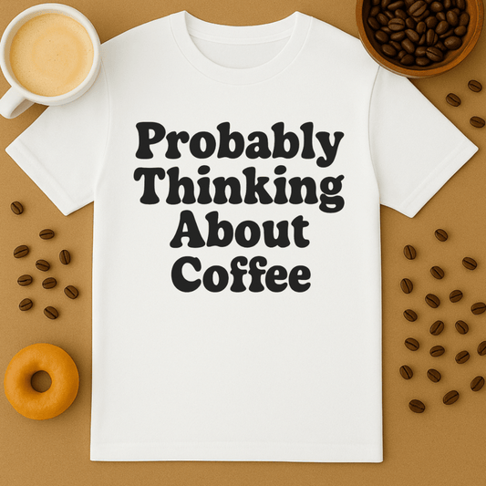 Probably Thinking About Coffee Tee