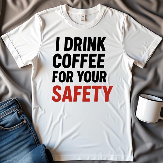 I Drink Coffee For Your Safety Tee