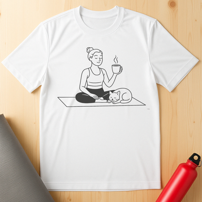 Yoga Pose Cat Tee