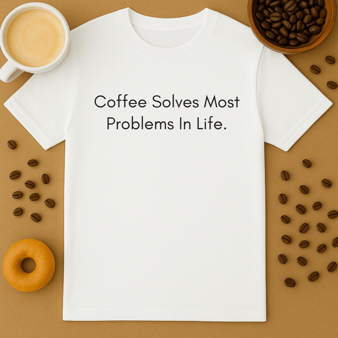 Coffee Solves Most Problems In Life Tee