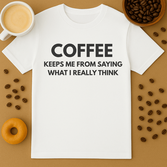 Coffee Keeps Me From Saying What I Really Think