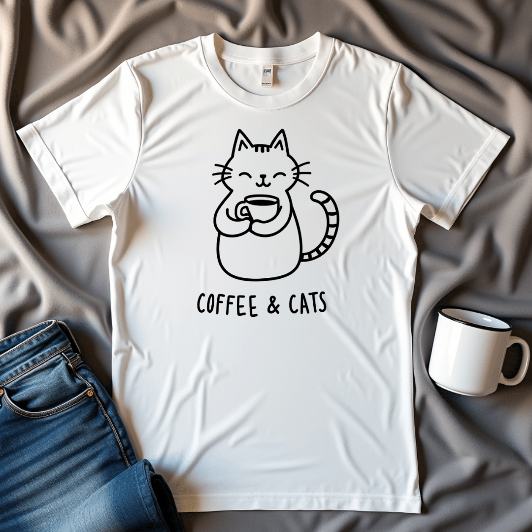 Coffee And Cats T Shirt
