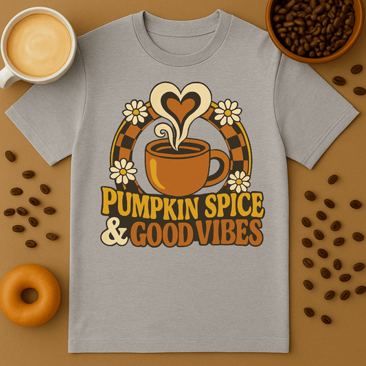 Pumpkin Spice & Good Vibes Shirt