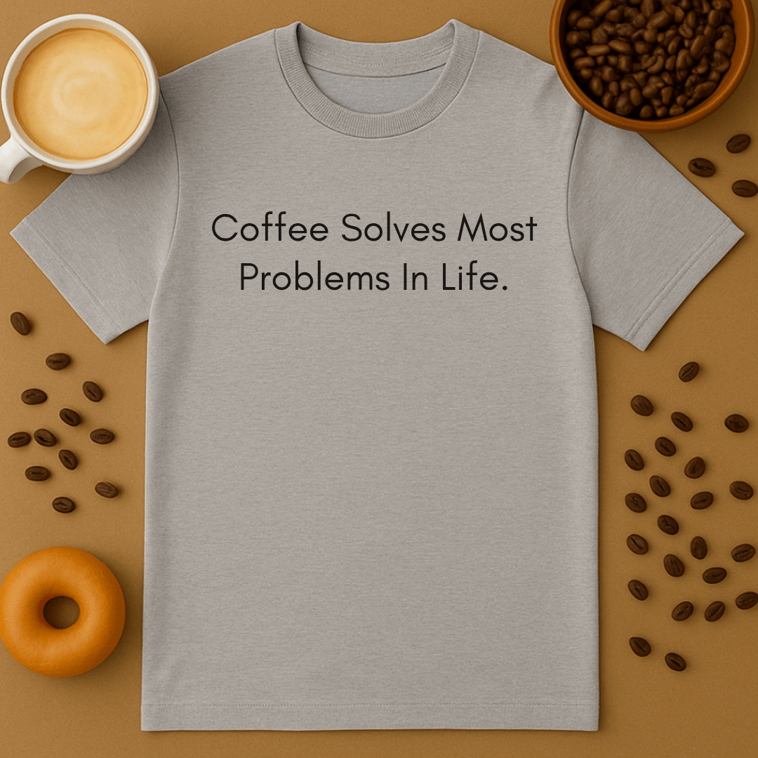 Coffee Solves Most Problems In Life Tee