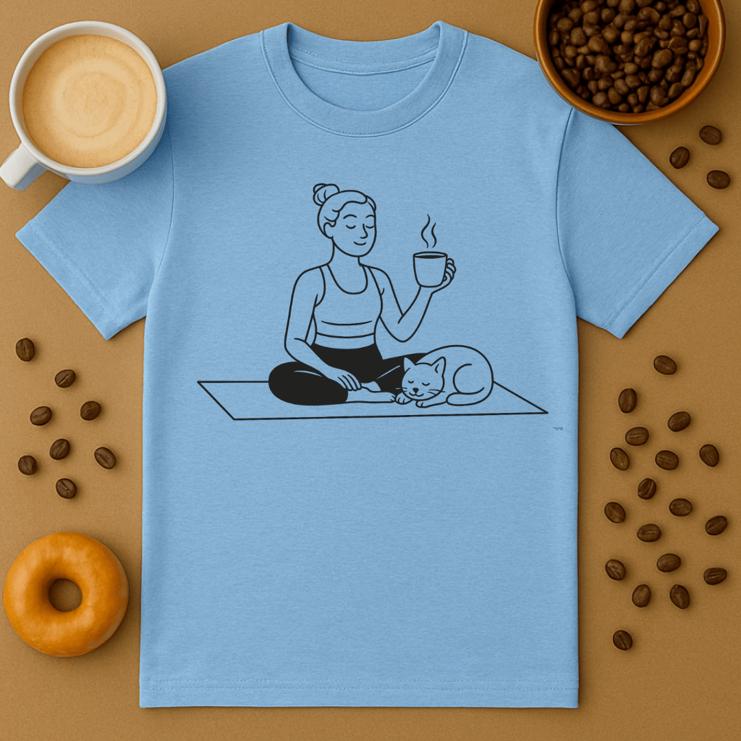 Yoga Pose Cat Tee