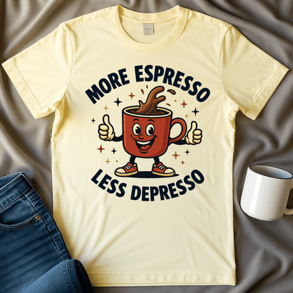 More Espresso Less Depresso Tee