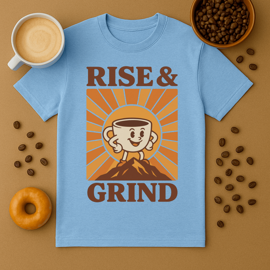 Rise & Grind Mountain Tee