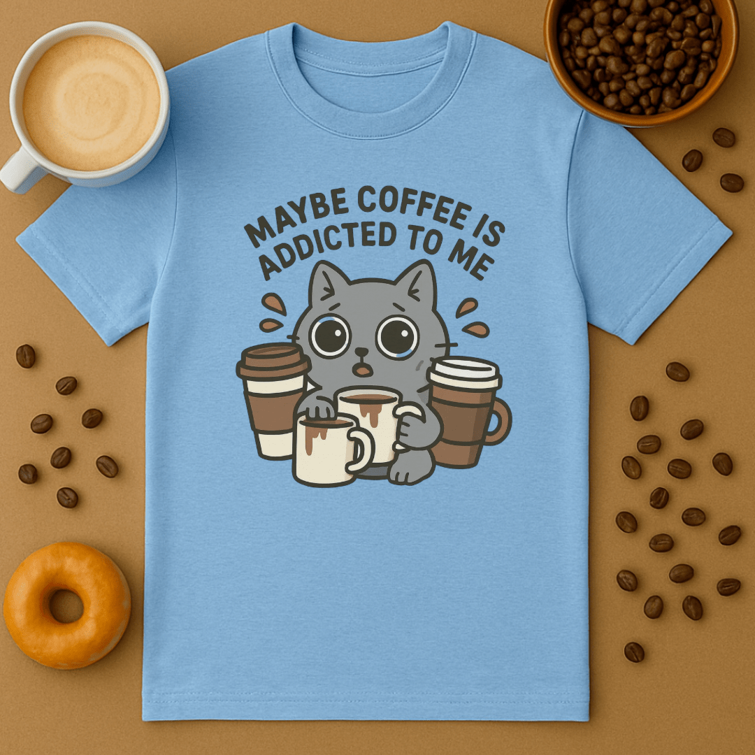 Maybe Coffee Is Addicted To Me Shirt