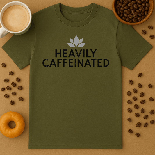 Heavily Caffeinated Yoga Tee
