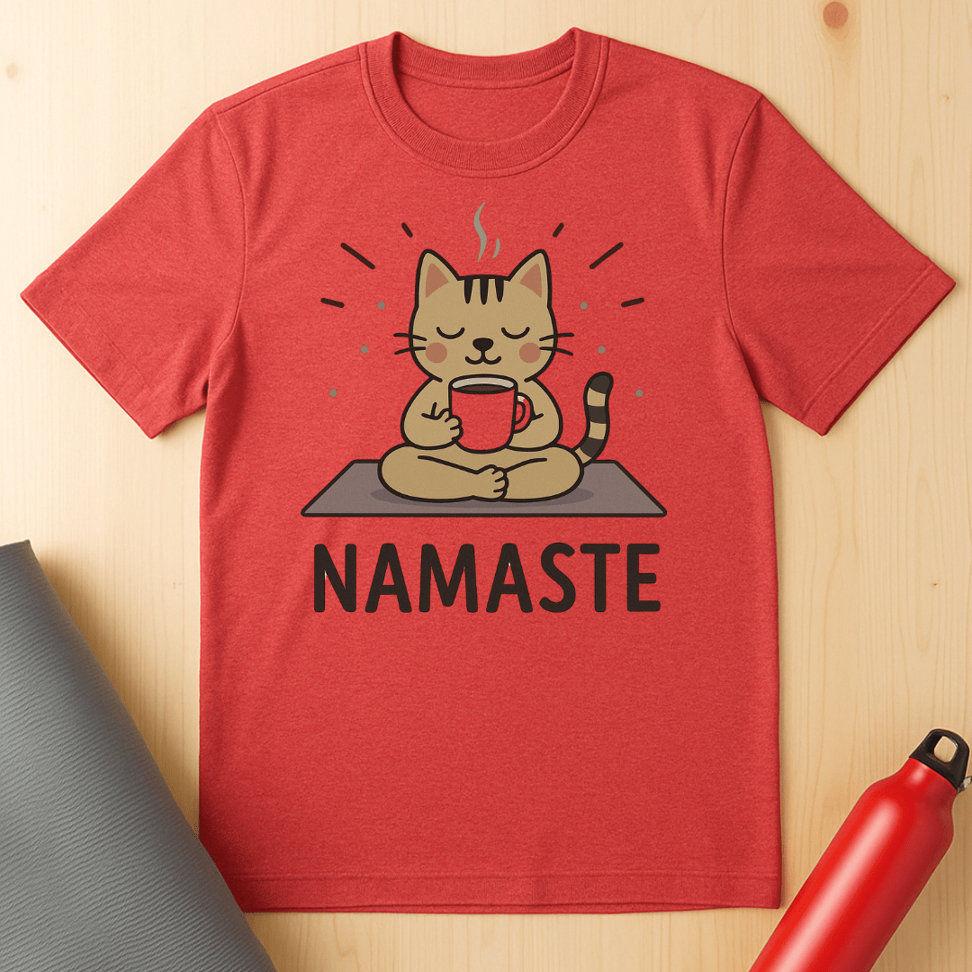 Namaste Cat Tee