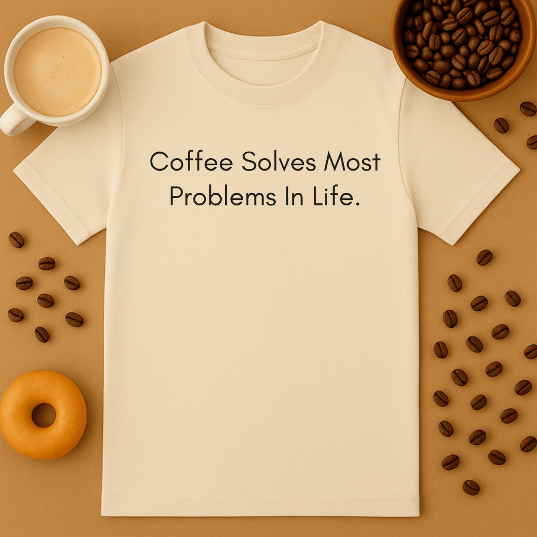 Coffee Solves Most Problems In Life Tee