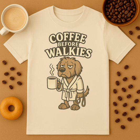 Coffee Before Walkies Tee