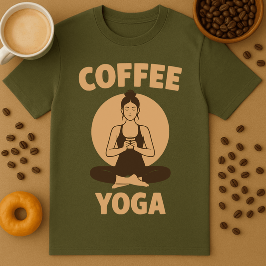 Coffee Yoga Unisex Tee