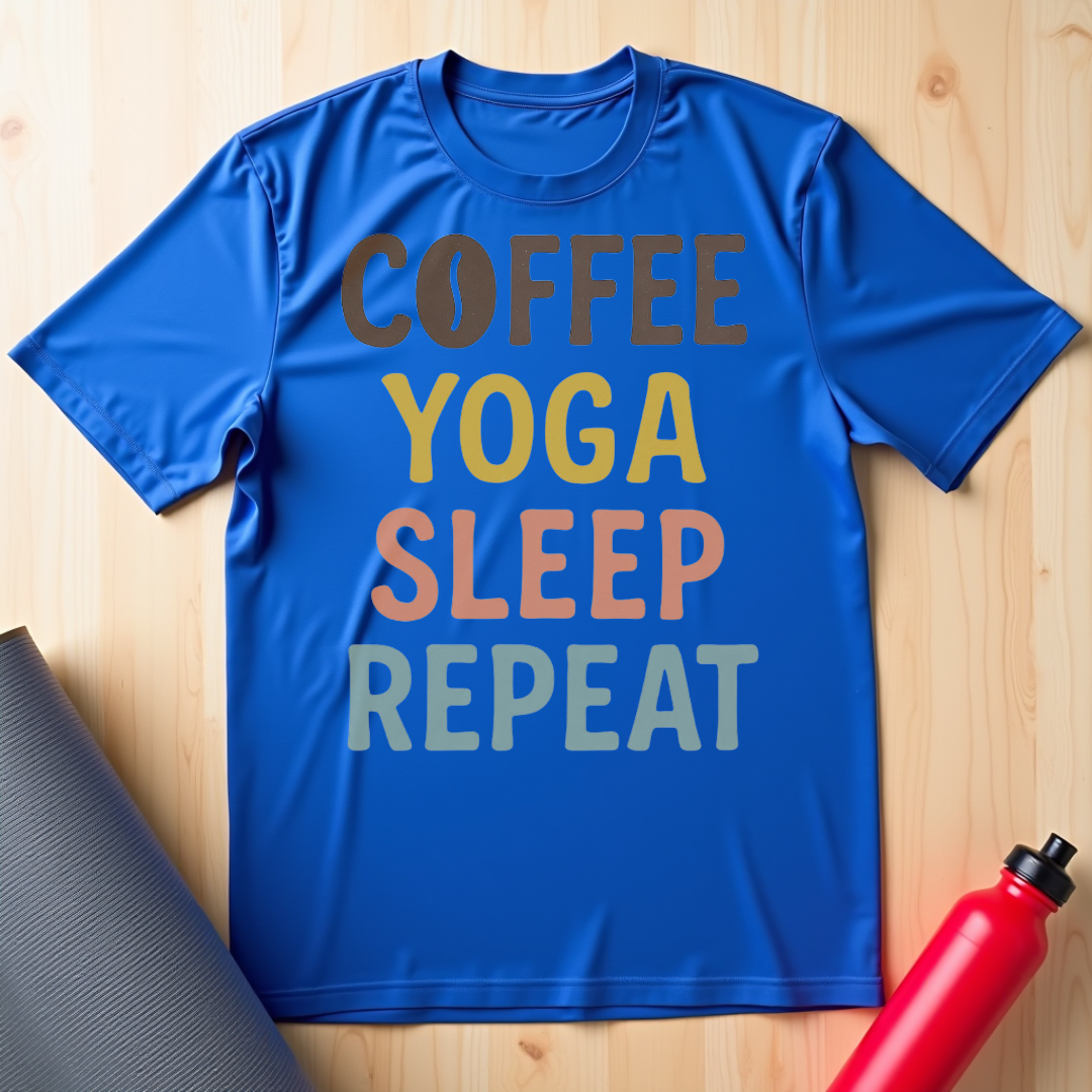 Coffee, Yoga, Vibes, Repeat Tee