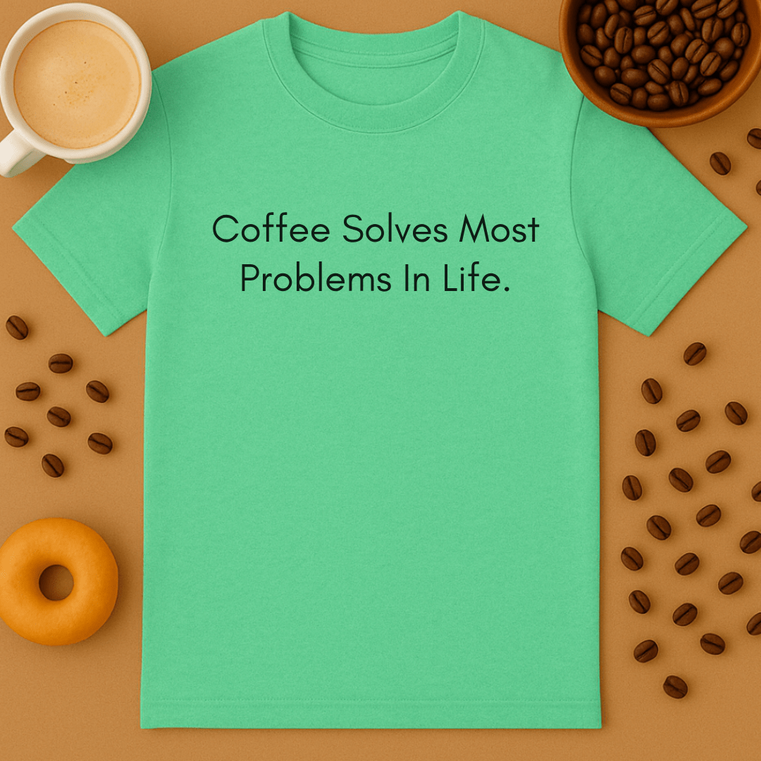 Coffee Solves Most Problems In Life Tee
