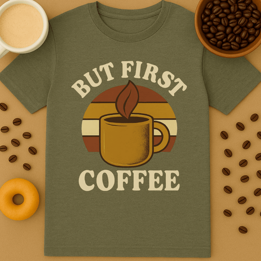 But First Coffee Graphic Shirt