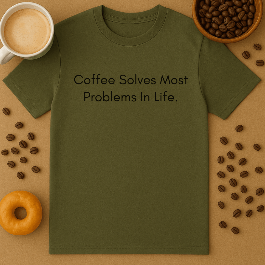 Coffee Solves Most Problems In Life Tee