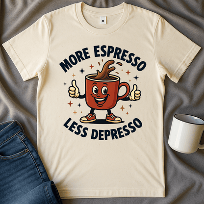 More Espresso Less Depresso Tee