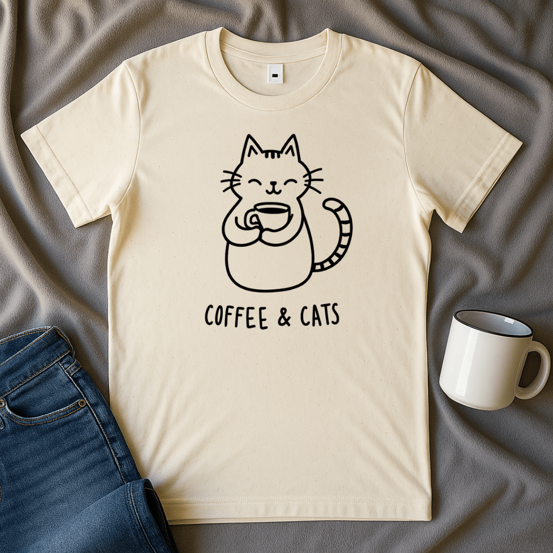 Coffee And Cats T Shirt