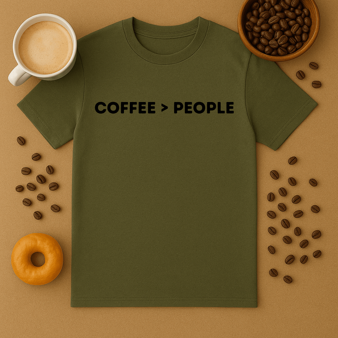 Coffee > People Tee