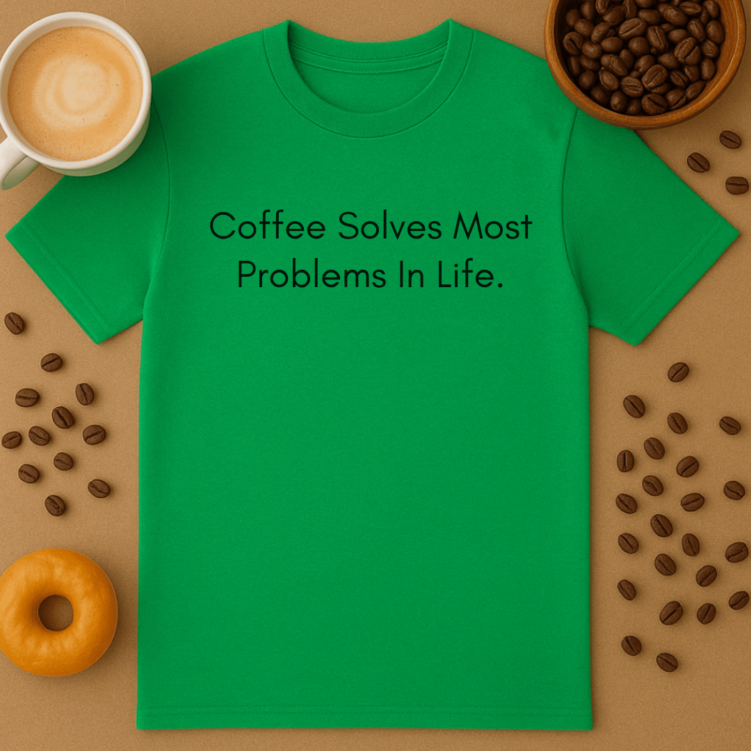 Coffee Solves Most Problems In Life Tee