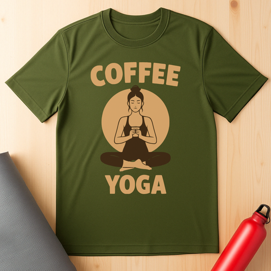 Coffee Yoga Unisex Tee